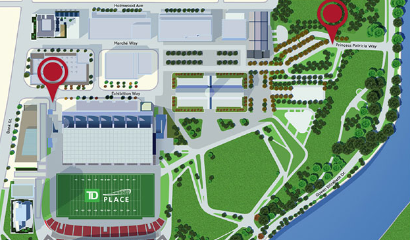 Parking at TD Place